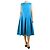 Hermès Vestido evasé de algodón azul - size UK 14