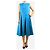 Hermès Vestido evasé de algodón azul - size UK 14 - vista 3