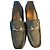 Mocassini Gucci in camoscio nero con morsetto