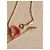 Collana Tiffany & Co. Elsa Peretti Open Heart in argento e rhodolite Rosa - vista 7