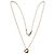 Collana Tiffany & Co. Elsa Peretti Open Heart in argento e oro giallo D'oro