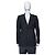 Blazer a righe da uomo Just Cavalli con fodera stampa serpente Nero