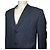 Autre Marque Blazer gessato Pal Zileri Bianco Blu scuro - vista 2