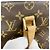 Borsa Cabas Mezzo Monogram Louis Vuitton Marrone - vista 9