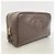 Pouch Chanel in vitello granulato marrone scuro - vista 2