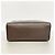 Pouch Chanel in vitello granulato marrone scuro - vista 3
