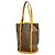 Borsa Tote Louis Vuitton Monogram Bucket GM M42236 Marrone