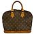 Borsa a mano Louis Vuitton Alma Monogram M51130 Marrone
