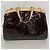 Borsa Louis Vuitton Vernis MM in Amarante Bordò - vista 9