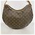 Sac à épaule Louis Vuitton Monogram Croissant GM Marron - vue 12
