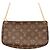Louis Vuitton Monogram Multipochette Accessoires Schultertasche Braun Khaki - Ansicht 9