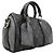 Louis Vuitton Monogram Eclipse Reverse Keepall Bandoulière 25 Marrone Nero - vista 2