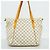 Borsa Tote Louis Vuitton Damier Azur Totally MM Bianco - vista 12