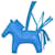 Hermès Hermes Rodeo Accessory Bag Charm PM Blu - vista 2