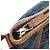 Borsa a tracolla Gucci 130939 in denim Marrone Blu - vista 5