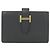 Hermès Hermes Bearn Mini Geldbörse Schwarz