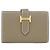 Hermès Cartera Hermes Bearn Mini Gris pardo