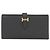 Hermès Cartera Hermes Bearn Soufflé Negro