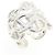 Hermès Chaine d'Ancre Enchainée Silver Band Ring Silber