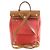 Hermès Zaino Hermes Herbag Zip-A-Do Rosso - vista 2