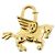 Hermès Portachiavi Hermes PEGASUS Cadena D'oro