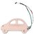 Hermès Hermes Italian Car Bag Charm 1061338 Rosa Rosso - vista 2