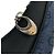 Bulgari Borsa a tracolla Bvlgari in denim blu e pelle - vista 6