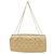 Sac à épaule Chanel 37632 en satin doré - vue 2