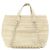 Borsa Chanel beige in paglia - vista 2