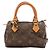 Borsa a mano Louis Vuitton Monogram Mini Speedy Marrone