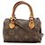 Borsa a mano Louis Vuitton Monogram Mini Speedy Marrone