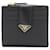 Cartera compacta Prada Triangle Negro