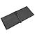 Cartera bi-fold Prada Triangle con clip para billetes Negro - vista 7