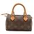 Borsa a mano Louis Vuitton Monogram Mini Speedy Marrone