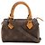 Borsa a mano Louis Vuitton Monogram Mini Speedy Marrone - vista 2