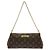 Borsa a tracolla Louis Vuitton Monogram Pochette Eva Marrone