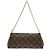 Borsa a tracolla Louis Vuitton Monogram Pochette Eva Marrone - vista 2