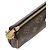 Borsa a tracolla Louis Vuitton Monogram Pochette Eva Marrone - vista 4