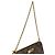 Borsa a tracolla Louis Vuitton Monogram Pochette Eva Marrone - vista 6