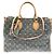 Borsa Louis Vuitton Monogram Denim OnTheGo MM Marrone