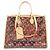 Borsa Louis Vuitton Monogram Cherry OnTheGo GM Marrone