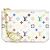 Louis Vuitton Multicolor Pochette Clé Coin & Key Case Bianco Multicolore