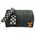 Louis Vuitton Damier Distorted City Keepall Schulttasche Schwarz