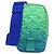 Borsa Louis Vuitton Taurillon Illusion Double Phone Blu Verde chiaro