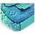 Borsa Louis Vuitton Taurillon Illusion Double Phone Blu Verde chiaro - vista 3