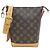 Borsa a spalla Louis Vuitton Monogram Hobo Cruiser PM Marrone