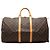 Louis Vuitton Brown Monogram Keepall 55 Marrone