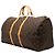 Louis Vuitton Brown Monogram Keepall 55 Marrone - vista 2
