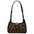 Borsa a tracolla Fendi Brown Zucca Canvas Marrone