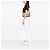 Borsa a tracolla Prada Swing in Nappa Beige con catena in resina - vista 6